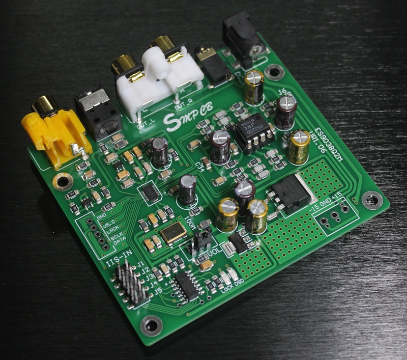 Dac Board - La scheda di decodifica ES9038 Q2M