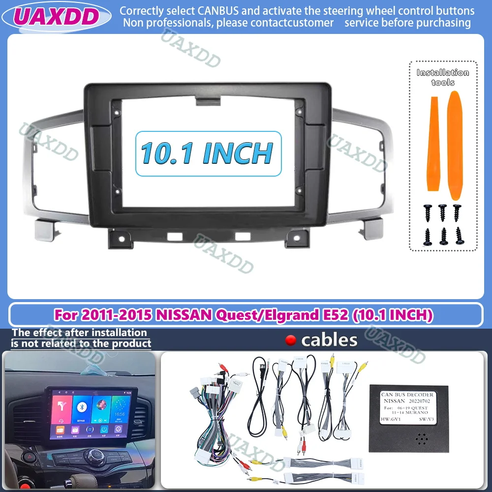 Audio Cable Rca - Auto Radio Fascias Telaio Per Nissan