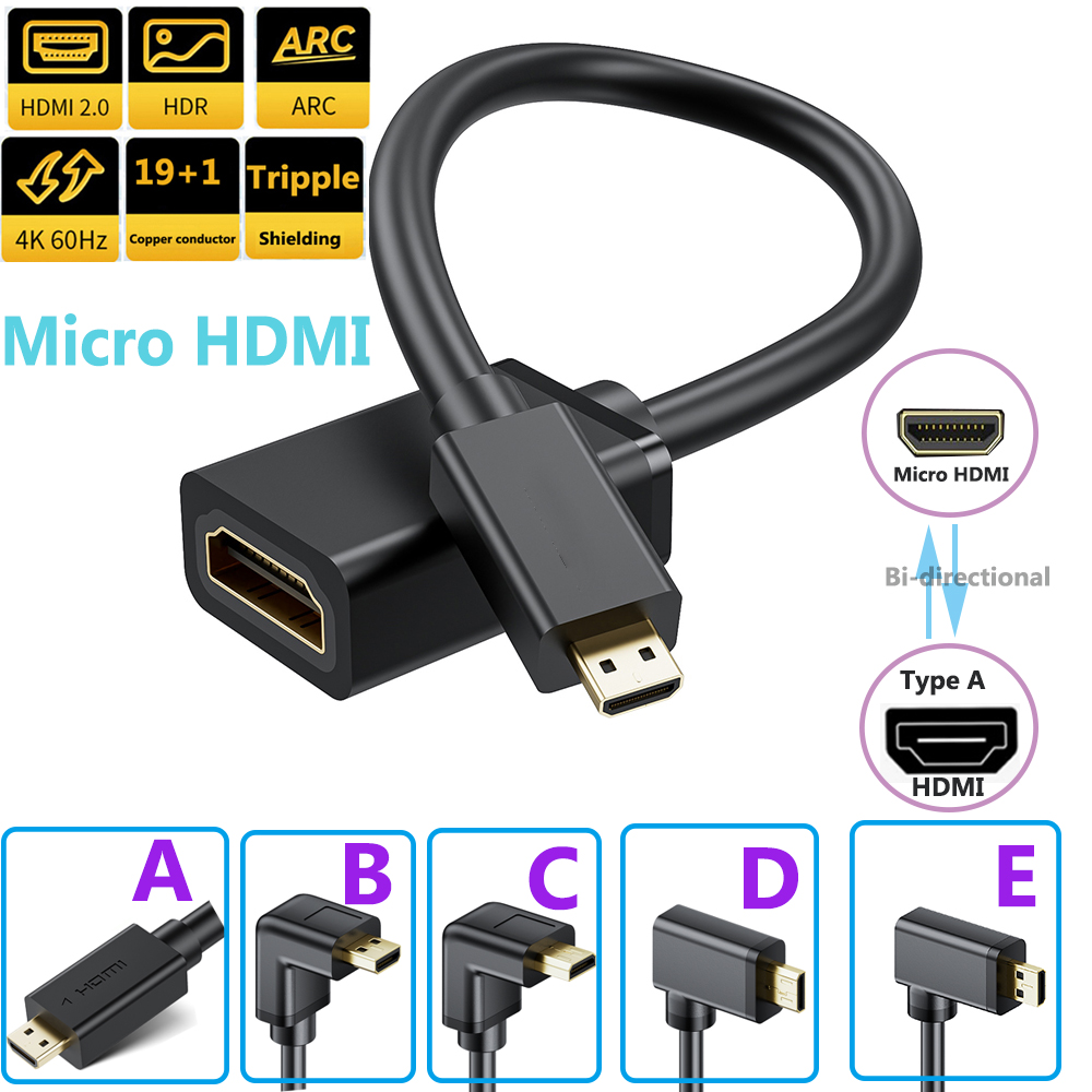Mdi Cable - Cavo Adattatore da Micro HDMI a