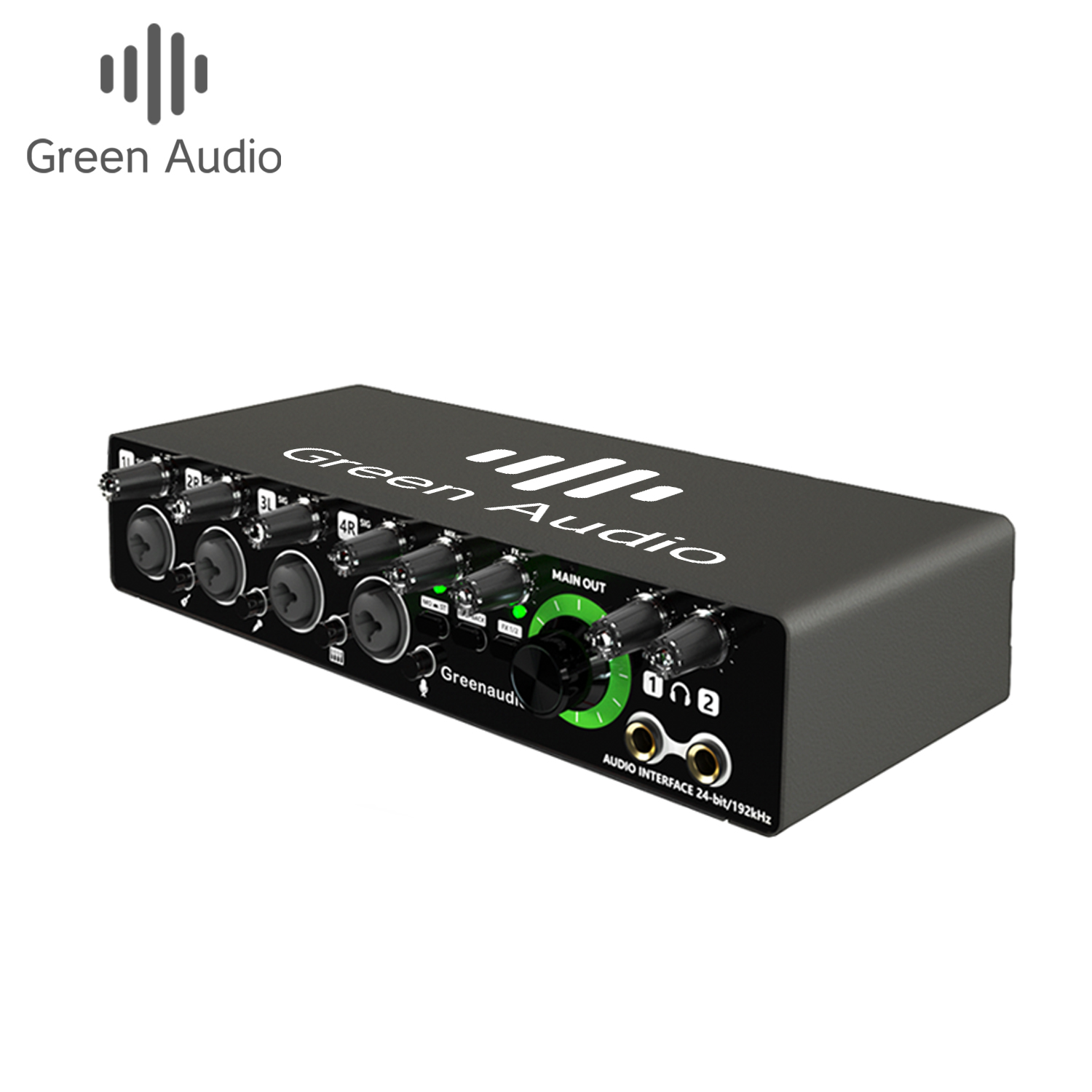 Audio Interface - GAX-MD44 Interfaccia Audio USB Verde con