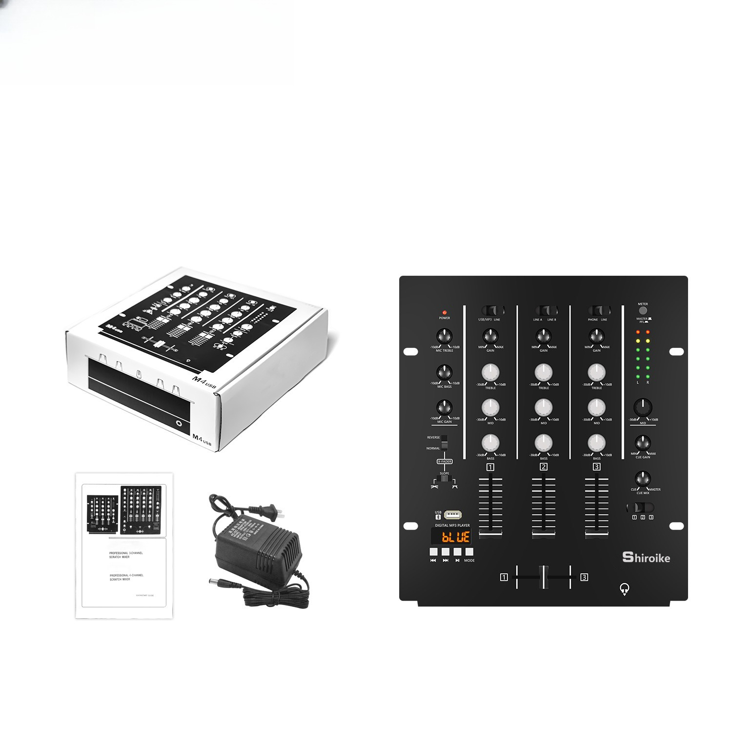 Mixer DJ a 4 Canali, Console d - Audio Interface recensione e prezzo