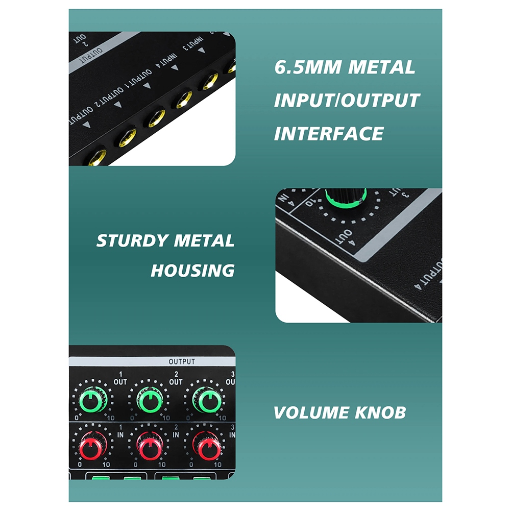 (MEOF) -LQ04 Mixer a 4 Canali, - Audio Interface recensione e prezzo