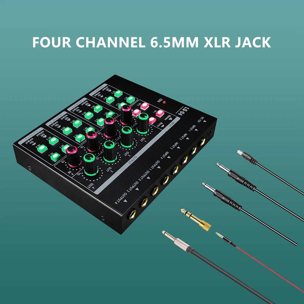 (MEOF) -LQ04 Mixer a 4 Canali, - Audio Interface recensione e prezzo