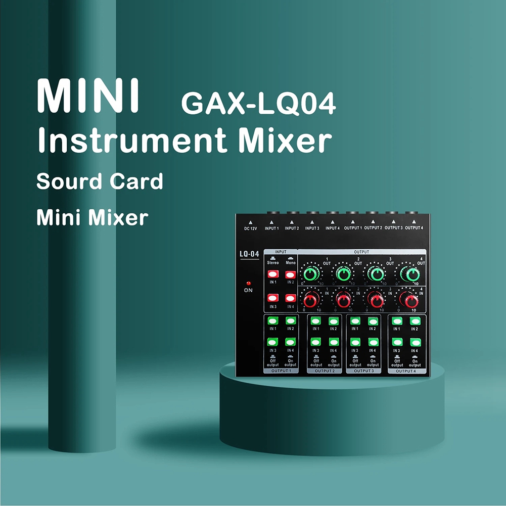 (MEOF) -LQ04 Mixer a 4 Canali, - Audio Interface recensione e prezzo