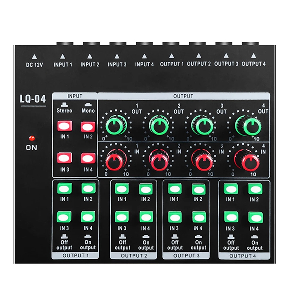 (MEOF) -LQ04 Mixer a 4 Canali, - Audio Interface recensione e prezzo