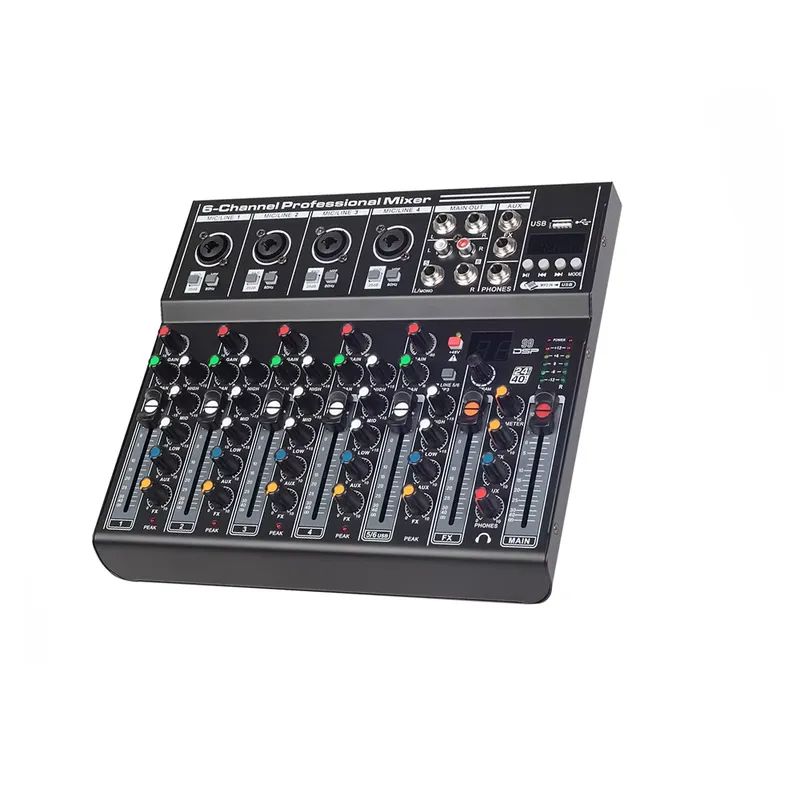 Mixer Audio Professionale a 6  - Audio Interface recensione e prezzo