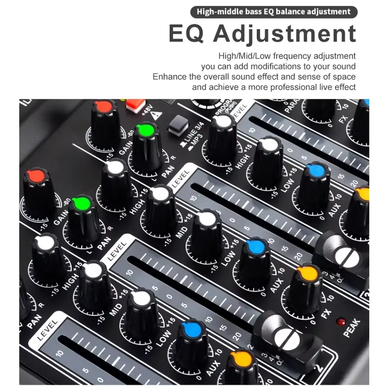 Mixer Audio Professionale a 6  - Audio Interface recensione e prezzo