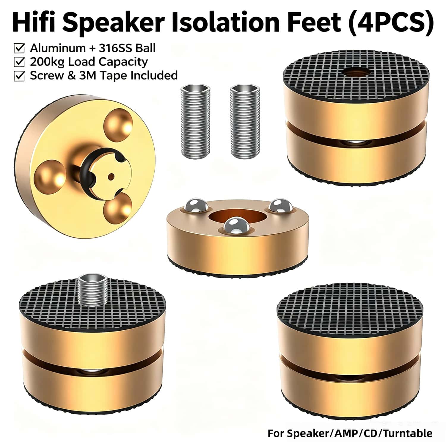 Piedini isolanti per altoparla - Hifi Amplifier Board recensione e prezzo