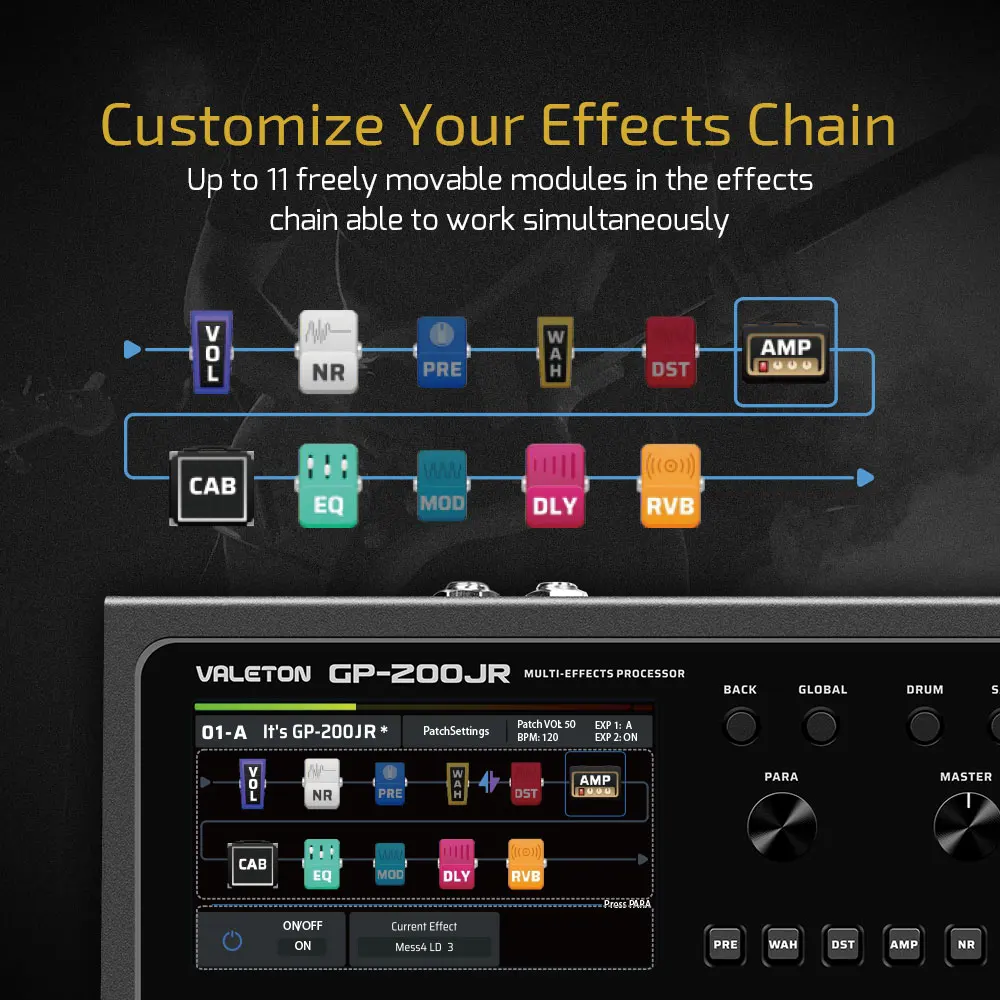VALETON GP-200JR Processore am - Audio Interface recensione e prezzo