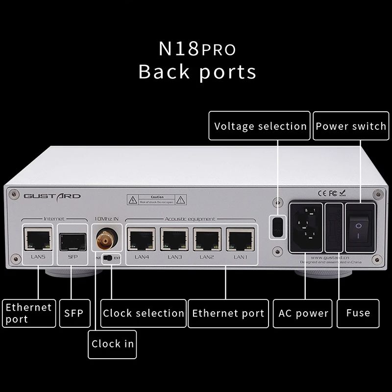 Gutard N18 N18pro Switch Ether - Audio Interface recensione e prezzo